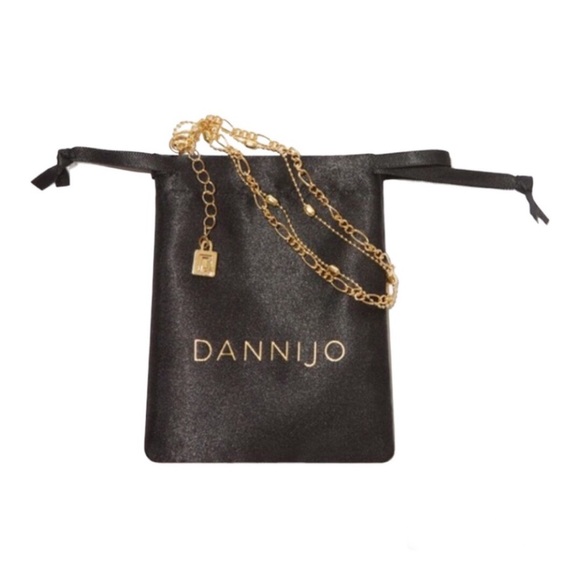 NWT DANNIJO Limited Edition Double Gold Anklet - Picture 5 of 6
